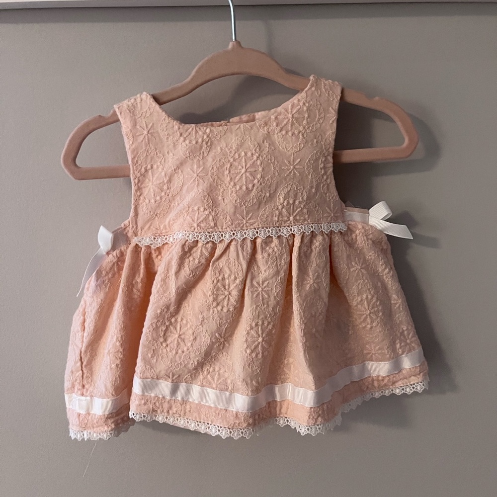 Baby dress and bloomer set